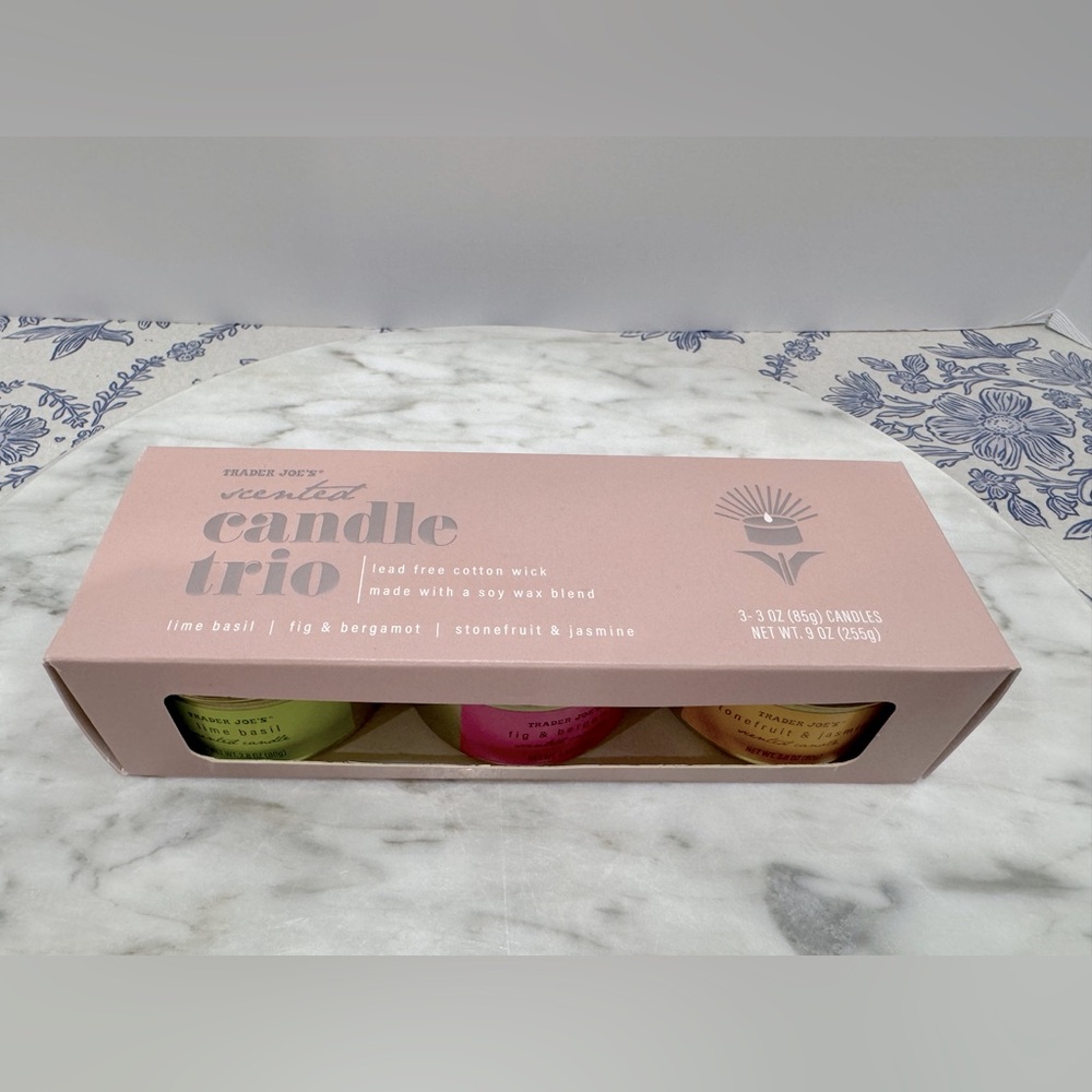 NIB Trader Joe's Scented Candle Trio - Picture 6 of 6